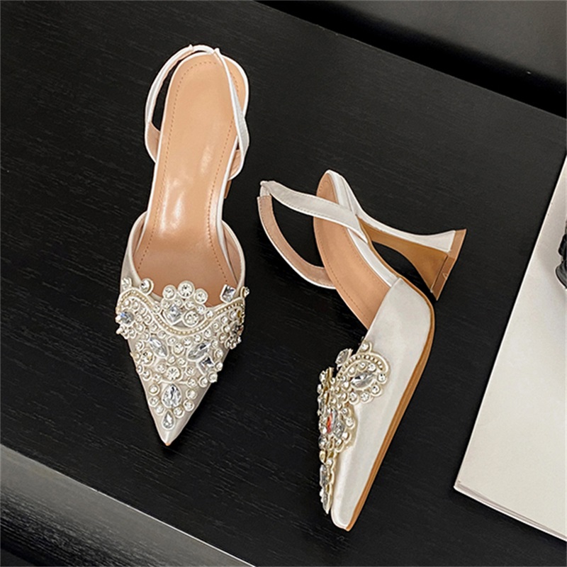 Women Shoes Zara - Eilyken/весенние женские туфли-лодочки с кристаллами и