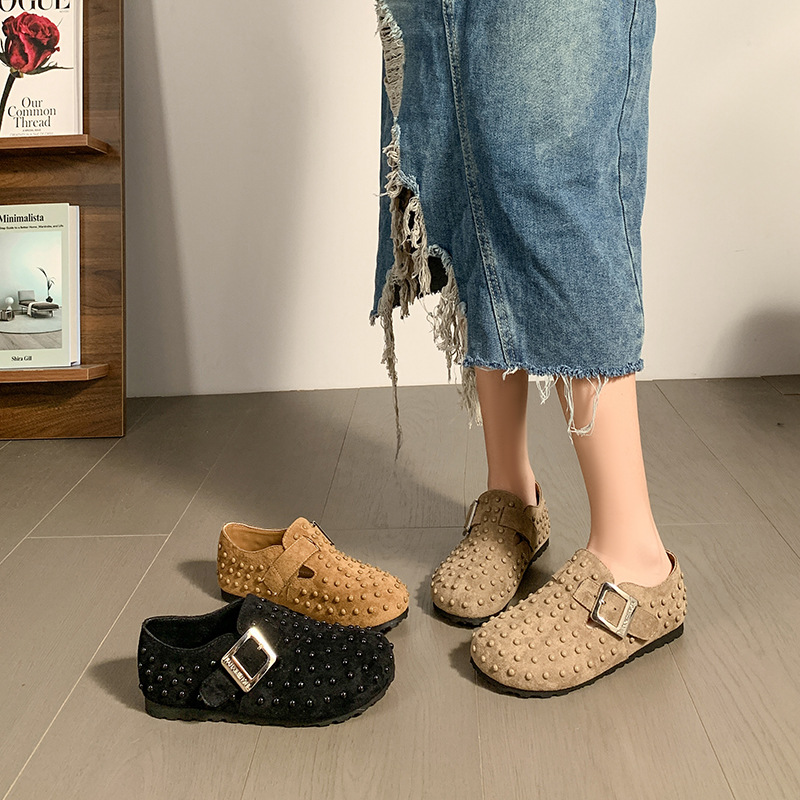 Women'S Shoes With Arch Support - Женские замшевые сабо, кожаные сабо, пробковые