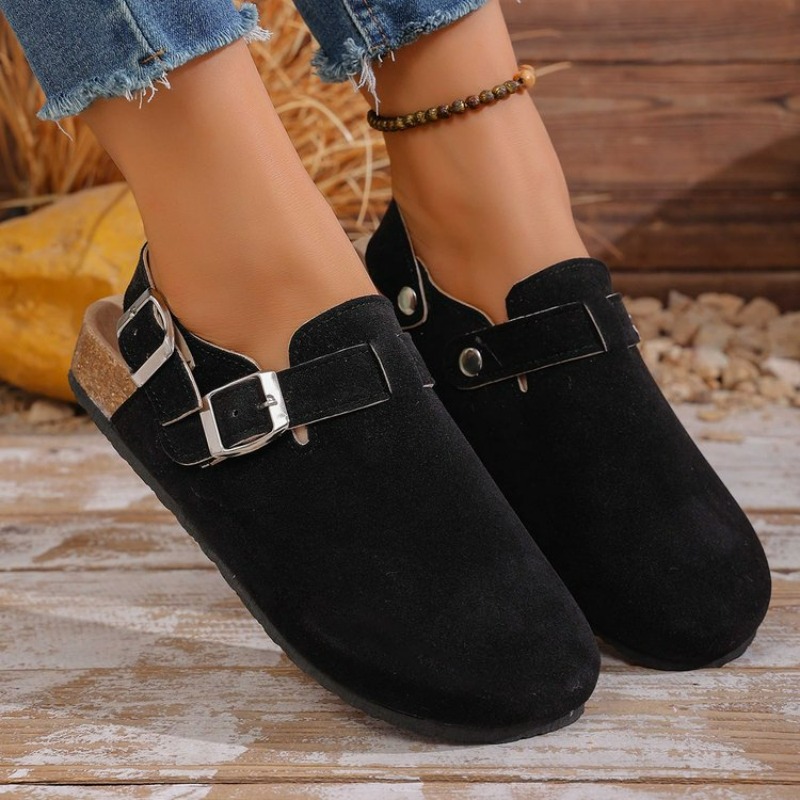 Women'S Shoes With Arch Support - Женские замшевые мюли Crestar 2026 с