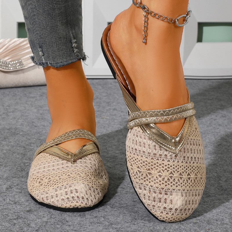 Женские летние пляжные шлепанц – обзор и цена Slip On Mule Flat