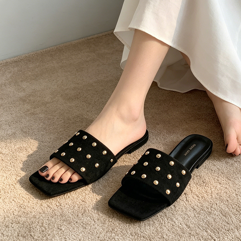 Женские шлепанцы с квадратным  – обзор и цена Women Shoes Size 7