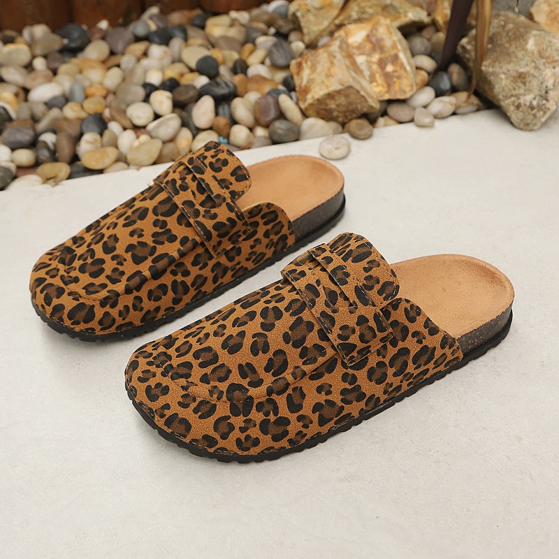 Женские мюли с леопардовым при – обзор и цена Slip On Mule Flat