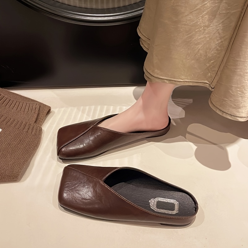 Новые женские уличные шлепанцы – обзор и цена Slip On Mule Flat