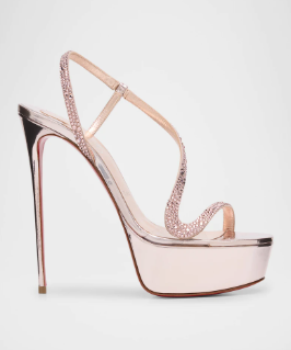 Металлические кожаные босоножк – обзор и цена Metallic Heel Sandal