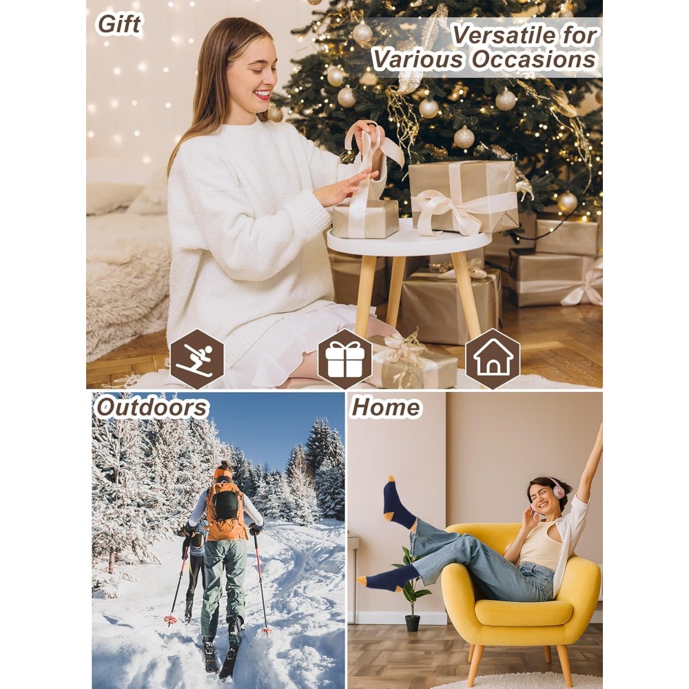 5 пар женских вязаных теплых в – обзор и цена Women'S Shoes For Crews