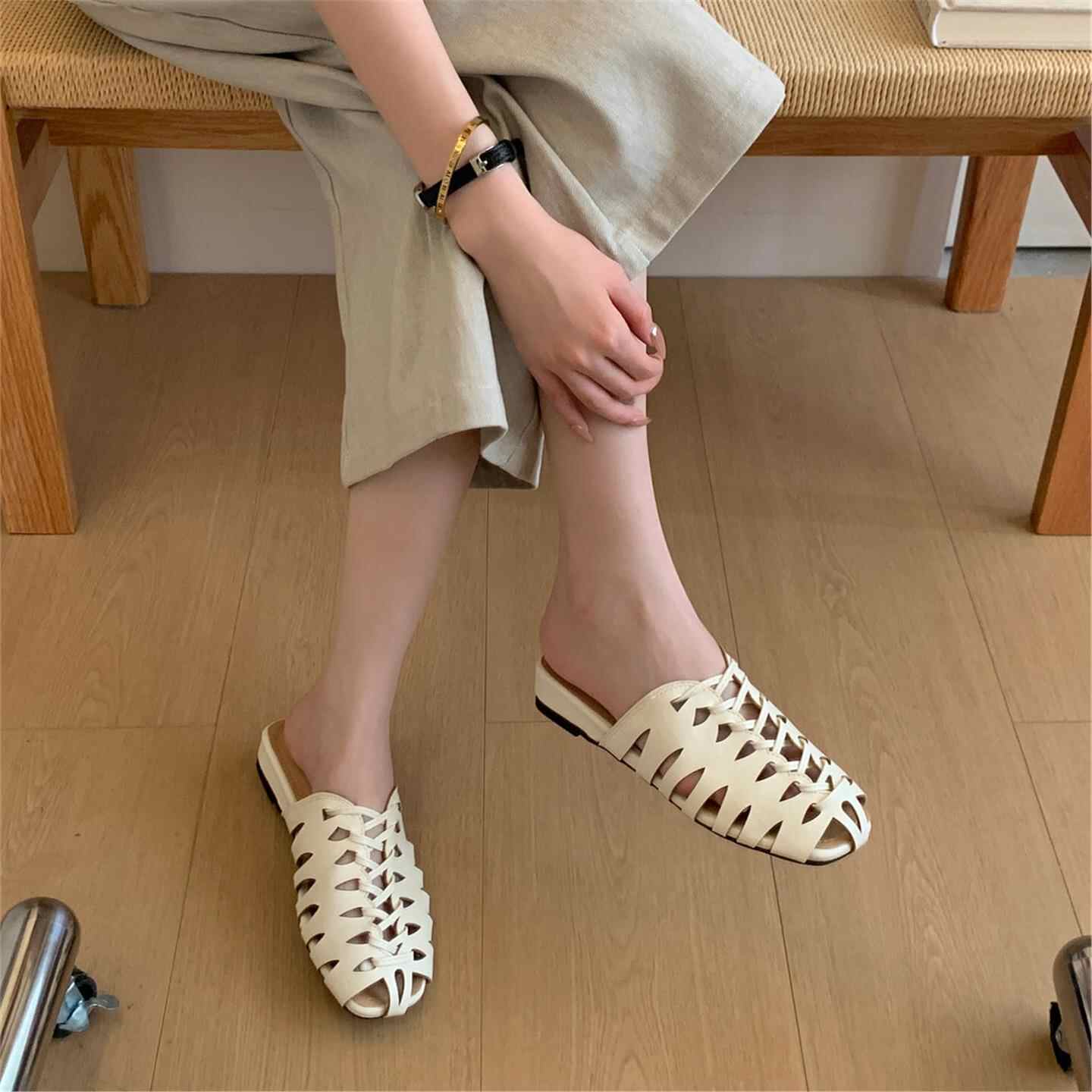 Элитные брендовые женские пляж – обзор и цена Slip On Mule Flat