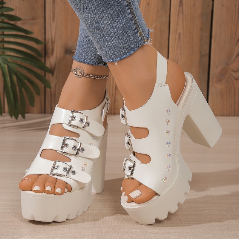 Сандалии на очень высоком кабл – обзор и цена Metallic Heel Sandal