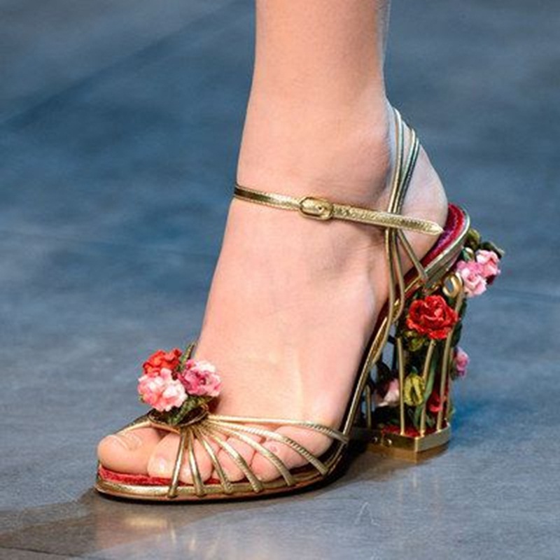 Роскошные женские сандалии в в – обзор и цена Metallic Heel Sandal