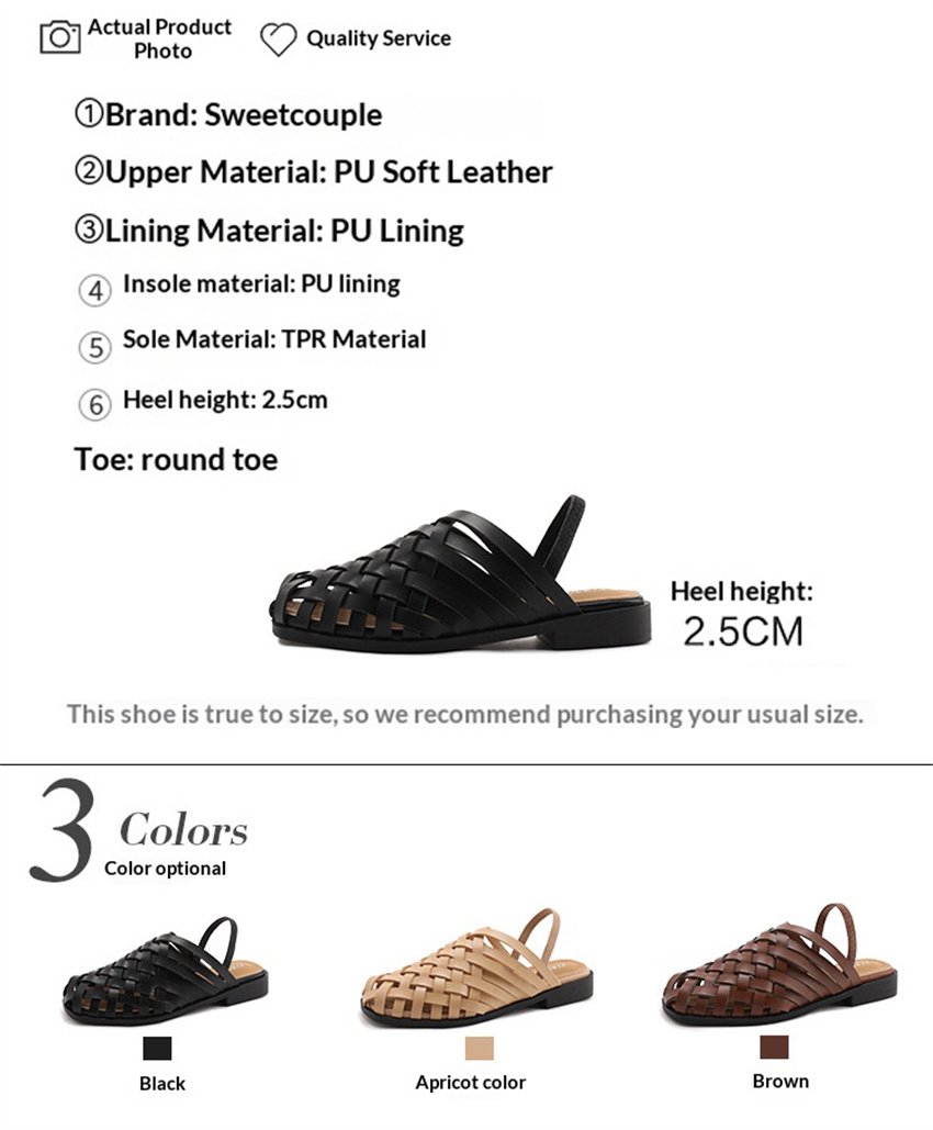 Женские сандалии ручной работы – обзор и цена Slip On Mule Flat