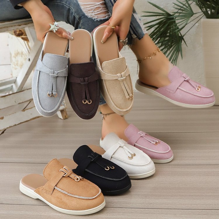 Женские винтажные мюли-лоферы  – обзор и цена Slip On Mule Flat