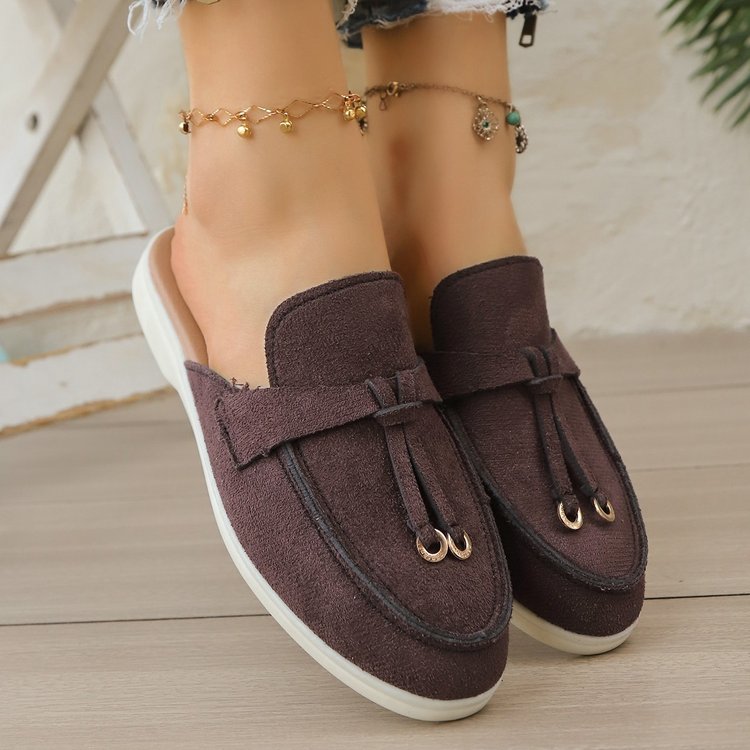 Женские винтажные мюли-лоферы  – обзор и цена Slip On Mule Flat