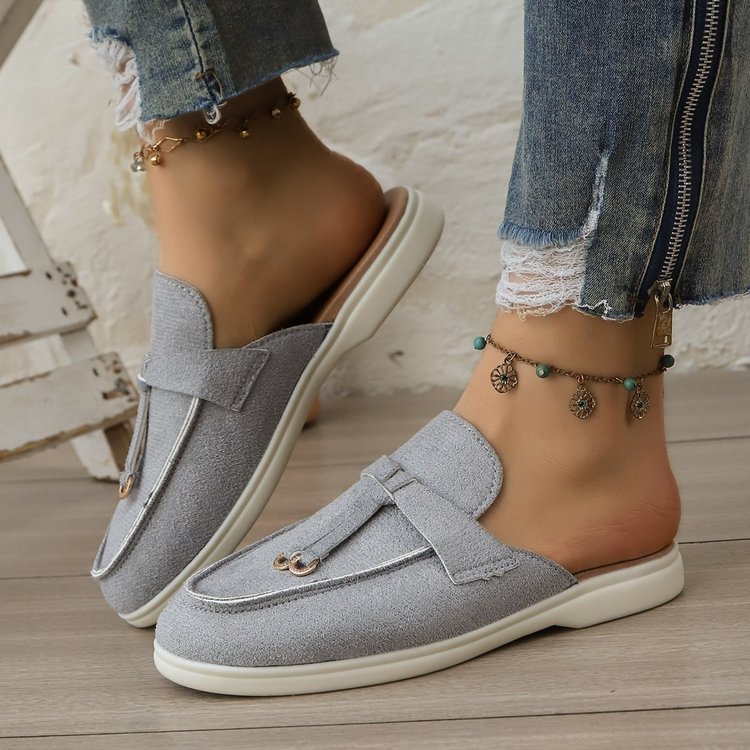 Женские винтажные мюли-лоферы  – обзор и цена Slip On Mule Flat